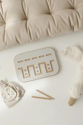 grafomotorische Tafel - Stadt grau