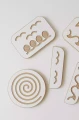 Grafomotorische Tafeln Set aus Holz für Kinder