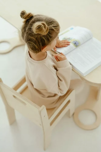 Tischplatte Stuhl natur M