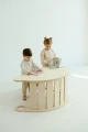 Holzwippe L + Tischplatte natur Babywood