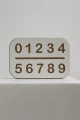 Grafomotorische Tafel - Ziffern Lehrmaterial Babywood