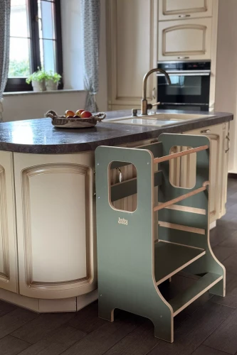 Kitchen helper SLIM M double olive Babywood