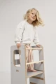Lernturm SLIM M grau Babywood