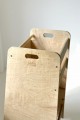 Safe wooden kitchen helper for children and families