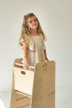Montessori wooden learning tower for kitchen and everyday use