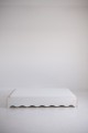 white bed for children