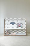 Bookcase for books and toys WAVE L