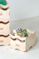 Spielzeugkiste aus Holz WAVE