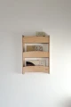 Birch plywood wall shelf