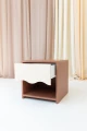 WAVE nightstand with wave detail from Babywood
