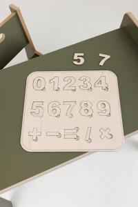 Holz-Puzzle ZAHLEN