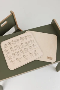 Holz-Puzzle ALPHABET