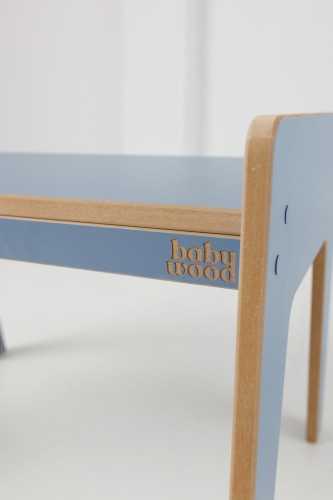 Kindertisch hellblau