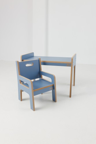 Holzset Tisch + Stuhl