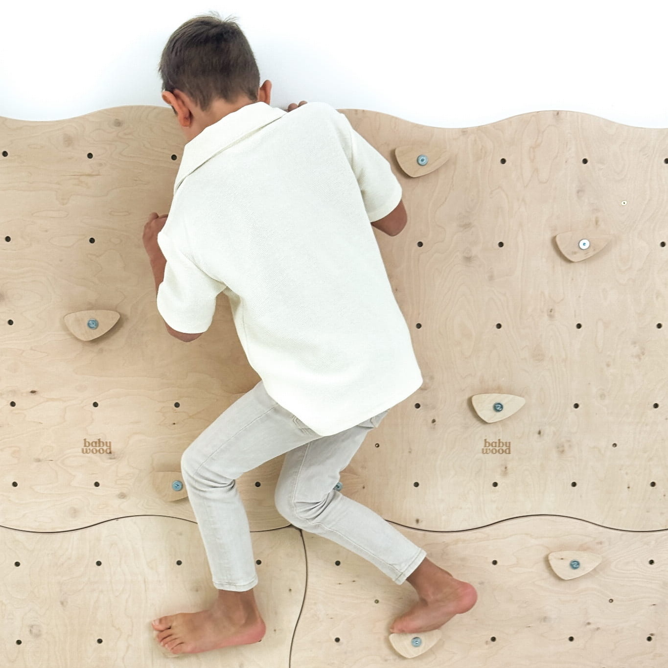 Die Kletterwand bietet viele Möglichkeiten zur Entwicklung auf verschiedenen Ebenen